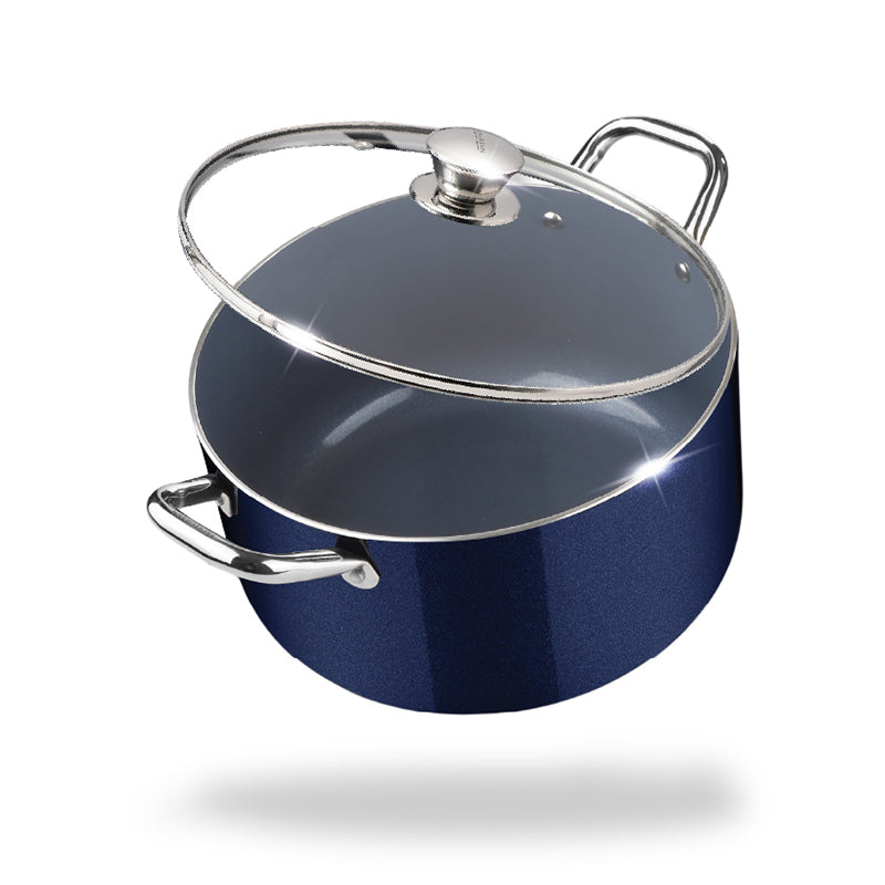 Fackelmann Ceramik Casserole with Glass Lid