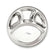 Food Grade Stainless Steel Lunch / Dinner Divider Plate | Glossy Finish