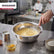 Food Grade Stainless Steel Mixing / Serving Bowl - 1400 ml | Strong and Durable - Silver