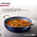 Ceramik Kadhai with Glass Lid