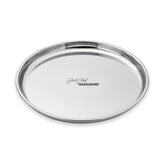 Food Grade Stainless Steel Reusable Dinner Plate 24 CM