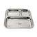 Food Grade Stainless Steel Lunch / Dinner Divider Plate | Glossy Finish
