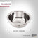 Food Grade Stainless Steel Mixing / Serving Bowl - 1400 ml | Strong and Durable - Silver
