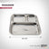Food Grade Stainless Steel Lunch / Dinner Divider Plate | Glossy Finish