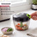 Swift Chopper | String Vegetable Chopper (Black and Green)