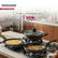 Quartz Nonstick 4-Piece Cookware Set | Induction Compatible | Black
