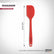 Silicone Scraper/Spatula Large - 27.5 CM, 21 CM | Heat Resistant | Non-Stick Safe | Flexible Head - Red