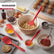 Silicone Kitchen Tools Set, 5 Pcs | Heat Resistant & Non-Stick Safe | Red