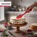 Silicone Scraper/Spatula Large - 27.5 CM, 21 CM | Heat Resistant | Non-Stick Safe | Flexible Head - Red