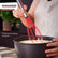 Silicone Coated Egg Beater/Whisk | Heat Resistant | Non-Stick Safe | Sturdy Wire Whisk - Red