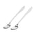 Fackelmann Soda Spoon - 2 Pcs Set | 2 pc set