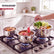 SS Tope Set of 3 with Lids | Induction Compatible