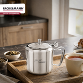 Food Grade Stainless Steel Tea and Coffee Pot with Handle and Lid - 400 ml | Easy Grip Handle | Ideal for Daily Use