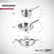 Triply 4-Piece Cookware Set | Induction Compatible | Mirror Finish | Even Heat Distribution - KFS