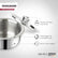Triply Tope Set of 3 with Lids | Induction Compatible