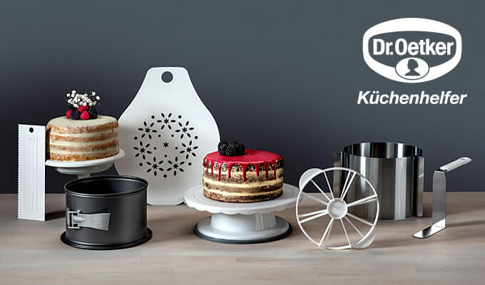 Backen auf höchstem Niveau: Dr. Oetker Küchenhelfer