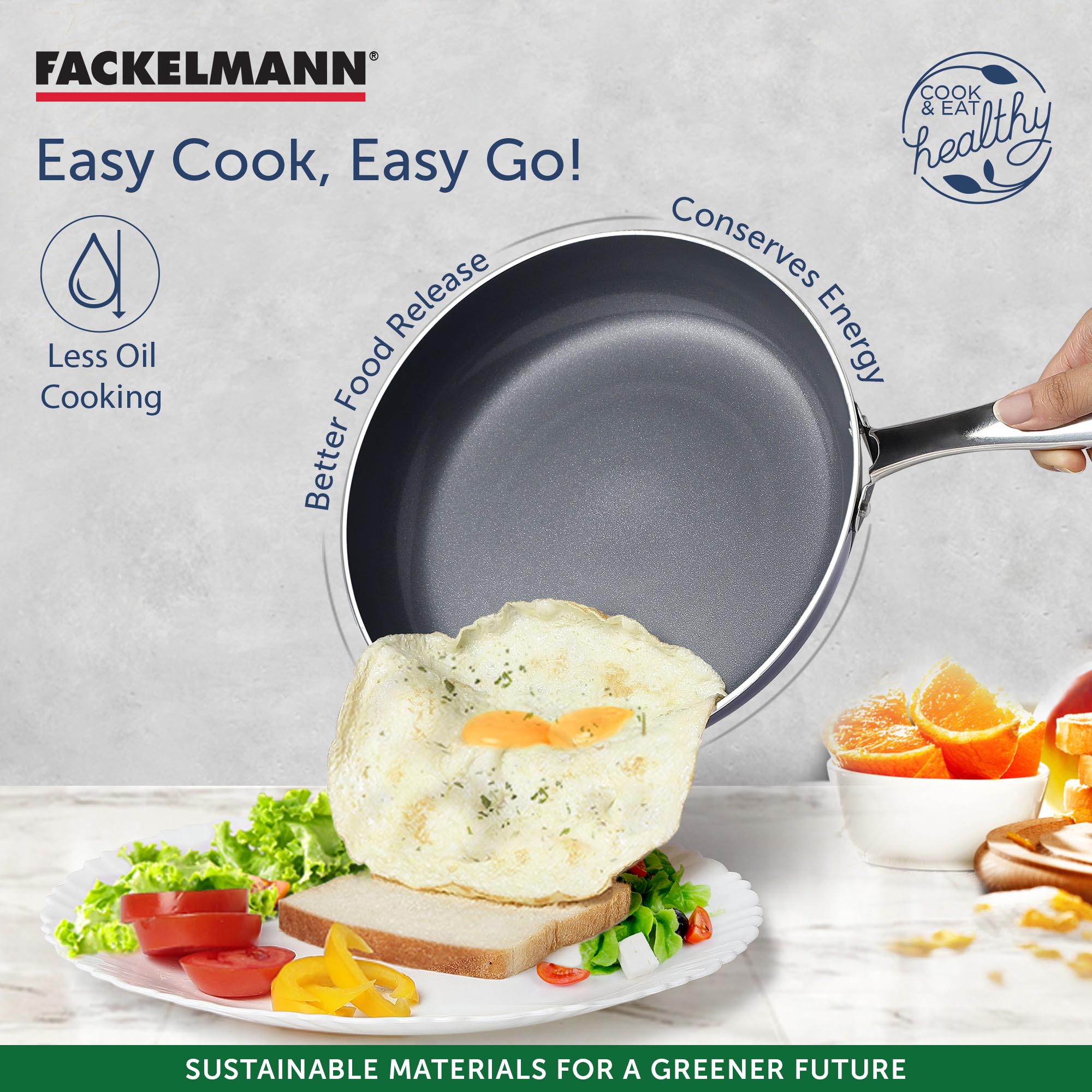 26cm Ceramic Non-Stick Fry Pan