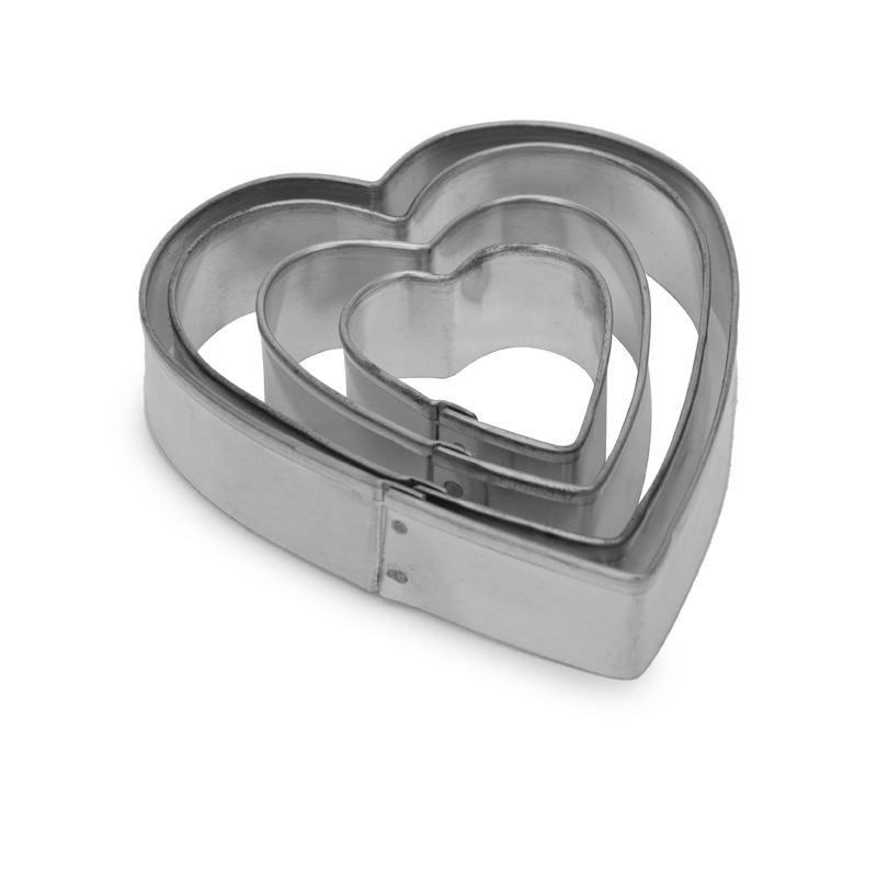 Cookie Moulds Heart Shaped Pack of 4