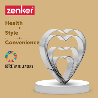 Cookie Moulds Heart Shaped Pack of 4