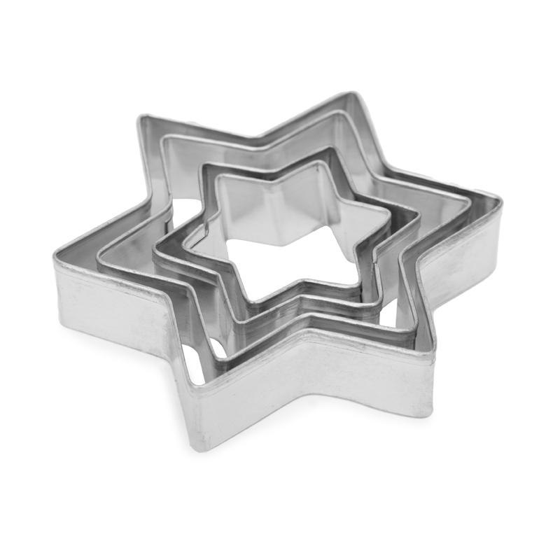 Cookie Moulds Star Shape Pack of 4