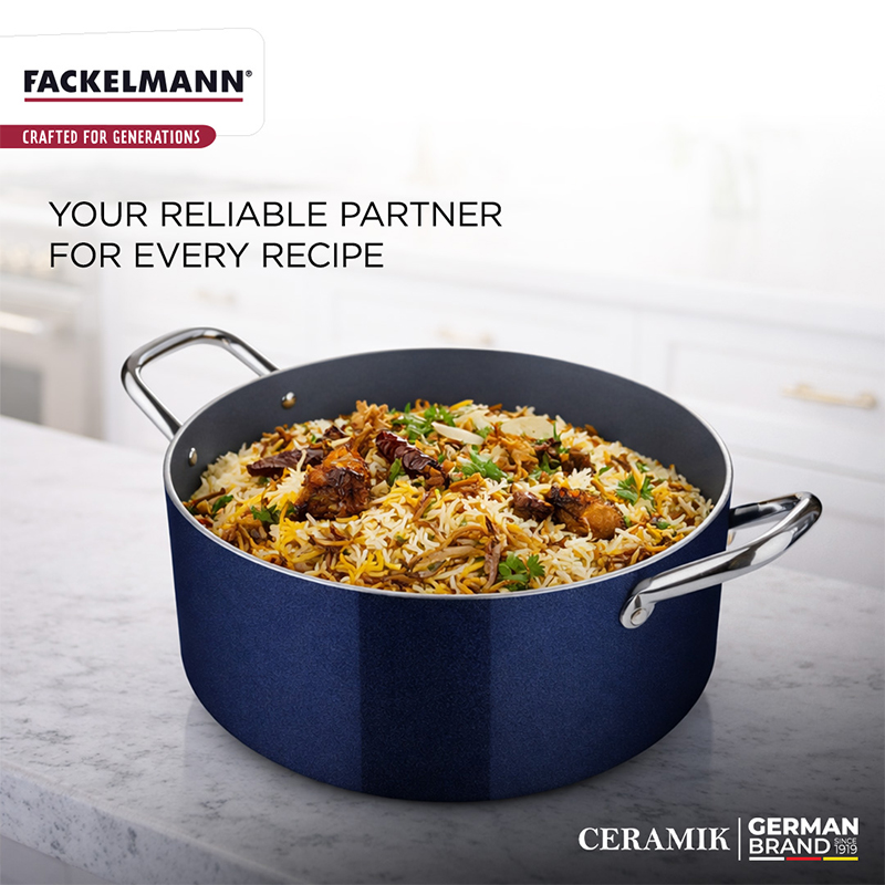 Ceramik Casserole w Glass Lid 20 CM|3.3 L