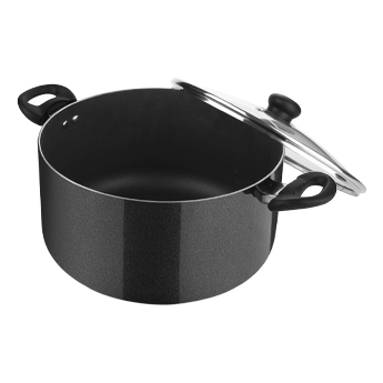 Quartz Casserole w Glass Lid 20 CM|3.3 L