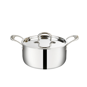 Triply Casserole with Lid20 CM|3.3 L