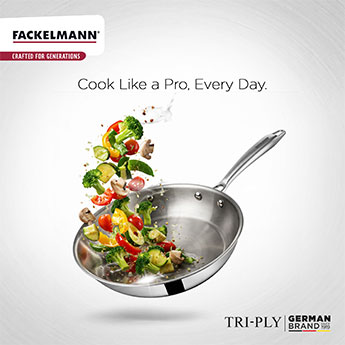 Triply Fry Pan w SS Lid 20 CM|1.2 L