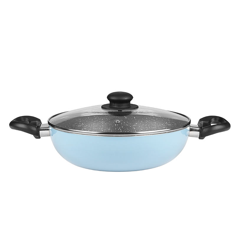 Cologne Kadhai w Glass Lid 22 CM|2.3 L