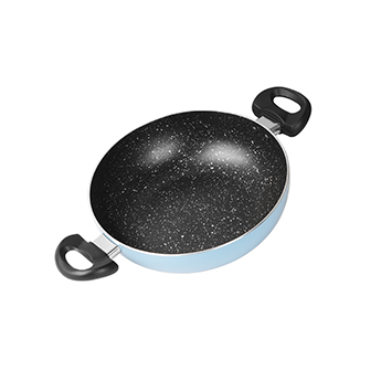 Cologne Kadhai w Glass Lid 22 CM|2.3 L