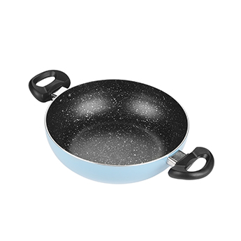 Cologne Kadhai w Glass Lid 22 CM|2.3 L