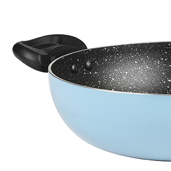 Cologne Kadhai w Glass Lid 22 CM|2.3 L