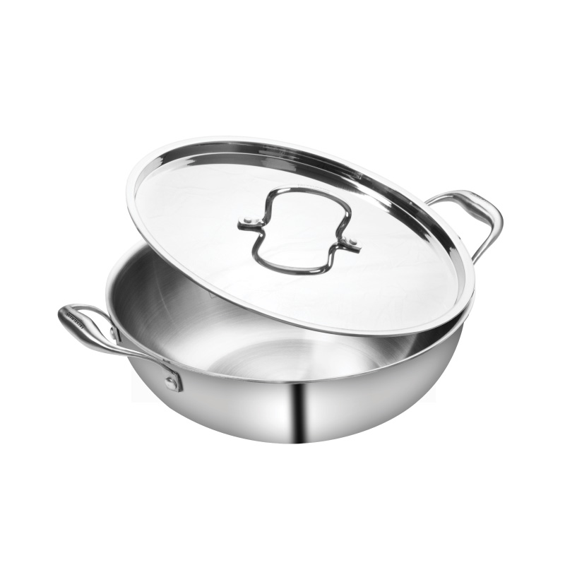 Triply Kadhai w SS Lid 20 CM|1.5 L