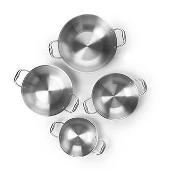 Triply Kadhai w SS Lid 20 CM|1.5 L