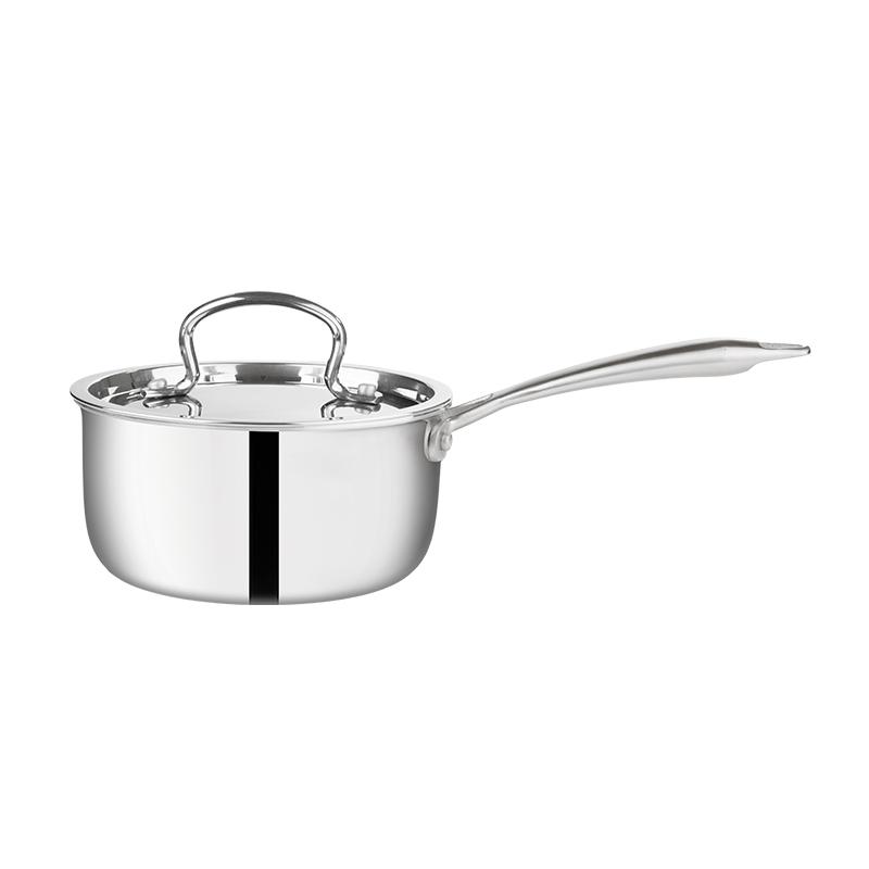 Triply Saucepan w SS Lid 14 CM|1.1 L