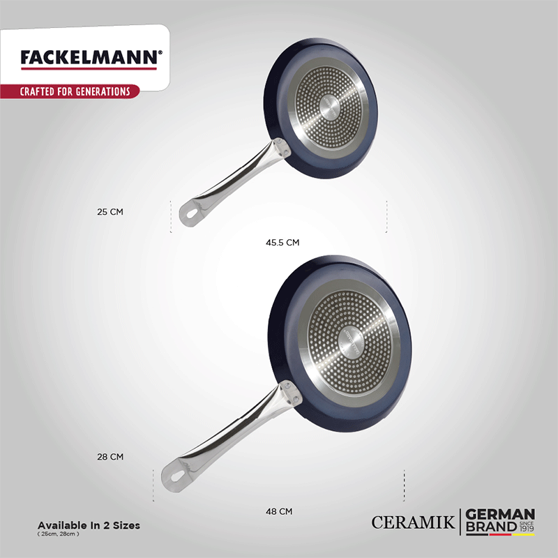 Ceramik Nonstick Flat Tawa 25 CM