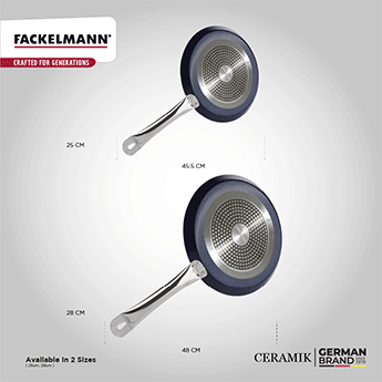 Ceramik Nonstick Flat Tawa 25 CM