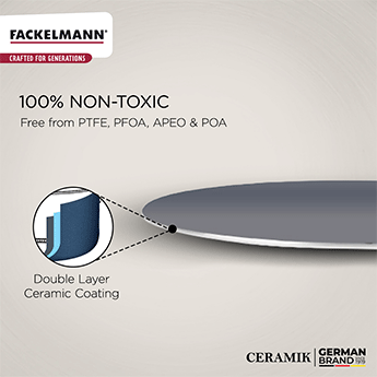 Ceramik Nonstick Flat Tawa 25 CM