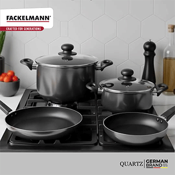 Quartz Nonstick Concave Tawa 25 CM