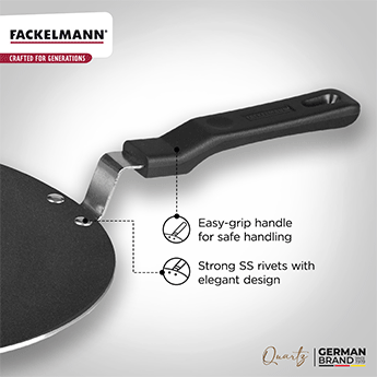Quartz Nonstick Full Flat Tawa 30 CM