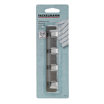 Adhesive Ledge With 4 Hooks