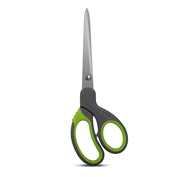 Softgrip Scissors 21.5 CM Green