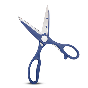 Super Scissors and Opener 2 in 1 | 21 CM Blue