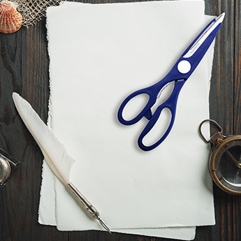 Super Scissors and Opener 2 in 1 | 21 CM Blue