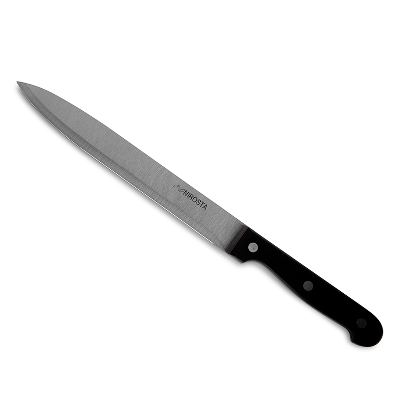 Meat knife Mega Plain Blade 32 CM Black