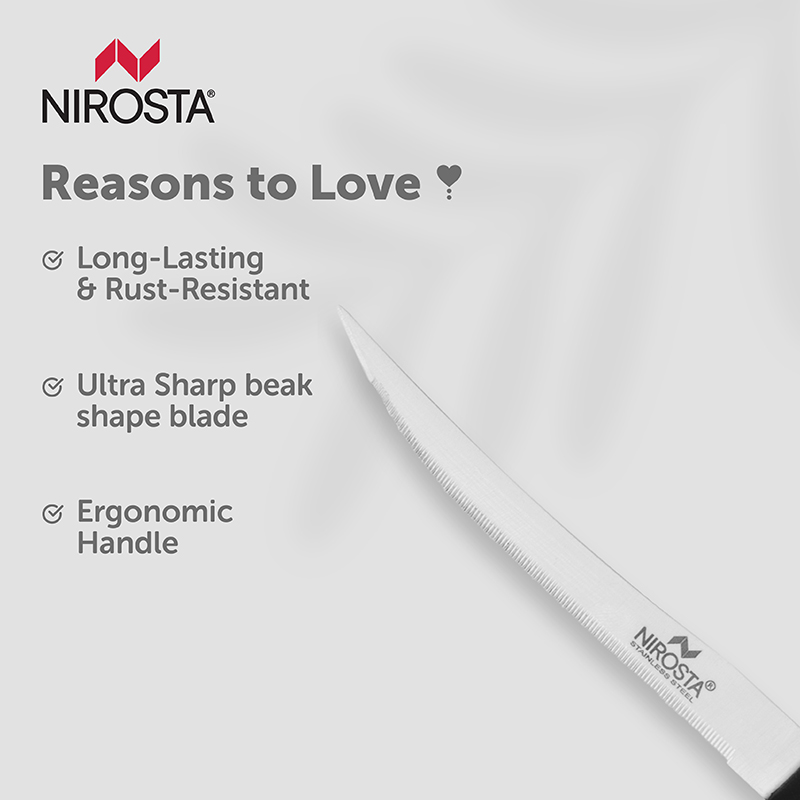 Nirosta Alpha Tomato Knife - Fine Serration