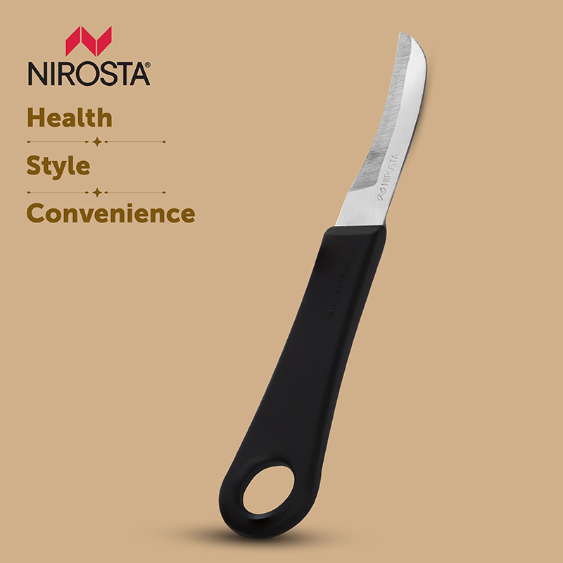 Peeling Knife Plain Blade 16.5 CM Black
