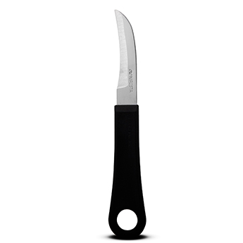 Peeling Knife Plain Blade 16.5 CM Black